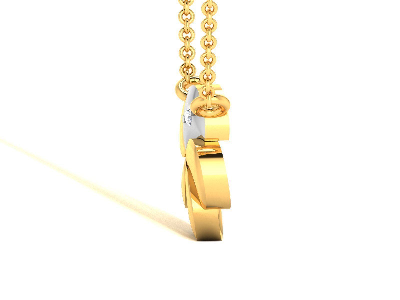 Women necklace 3dm render detail 3D print model_4