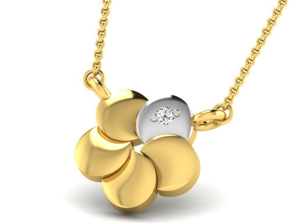 Women necklace 3dm render detail 3D print model_9