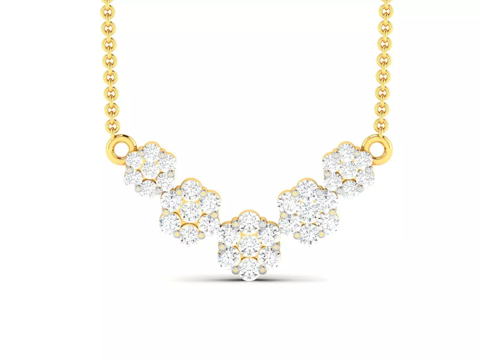 Women necklace 3dm render detail 3D print model_0