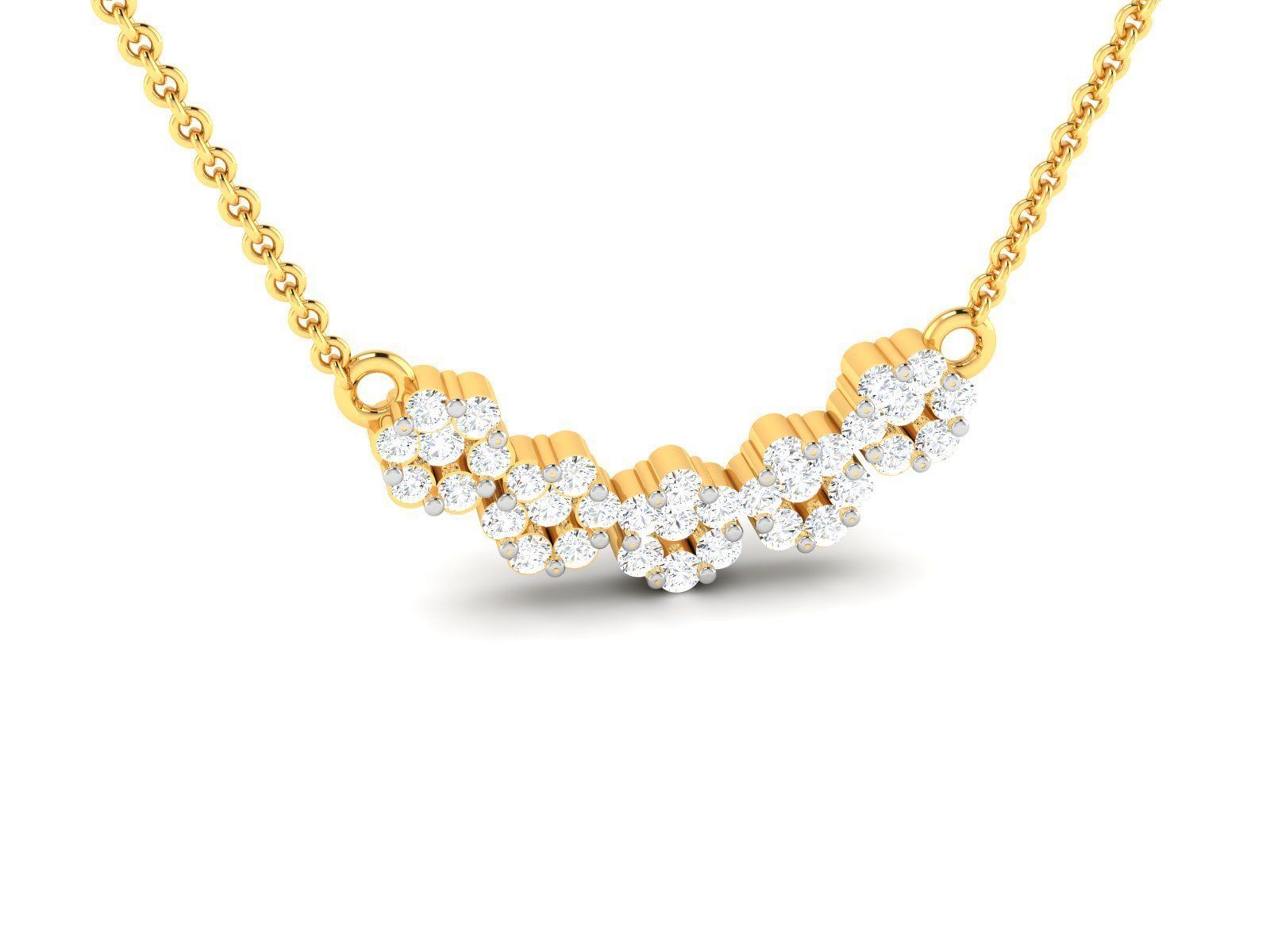 Women necklace 3dm render detail 3D print model_2