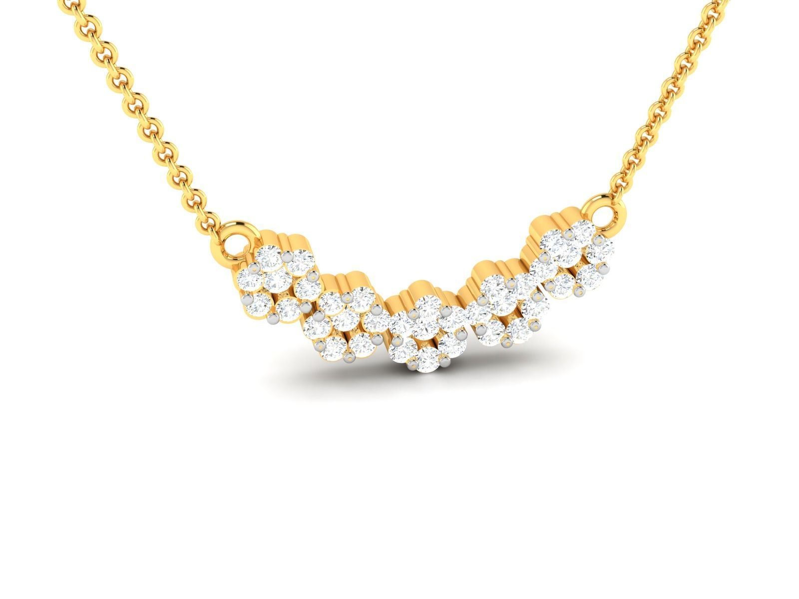 Women necklace 3dm render detail 3D print model_3