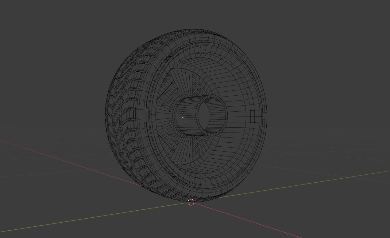 L4G wheel Low-poly 3D model_12
