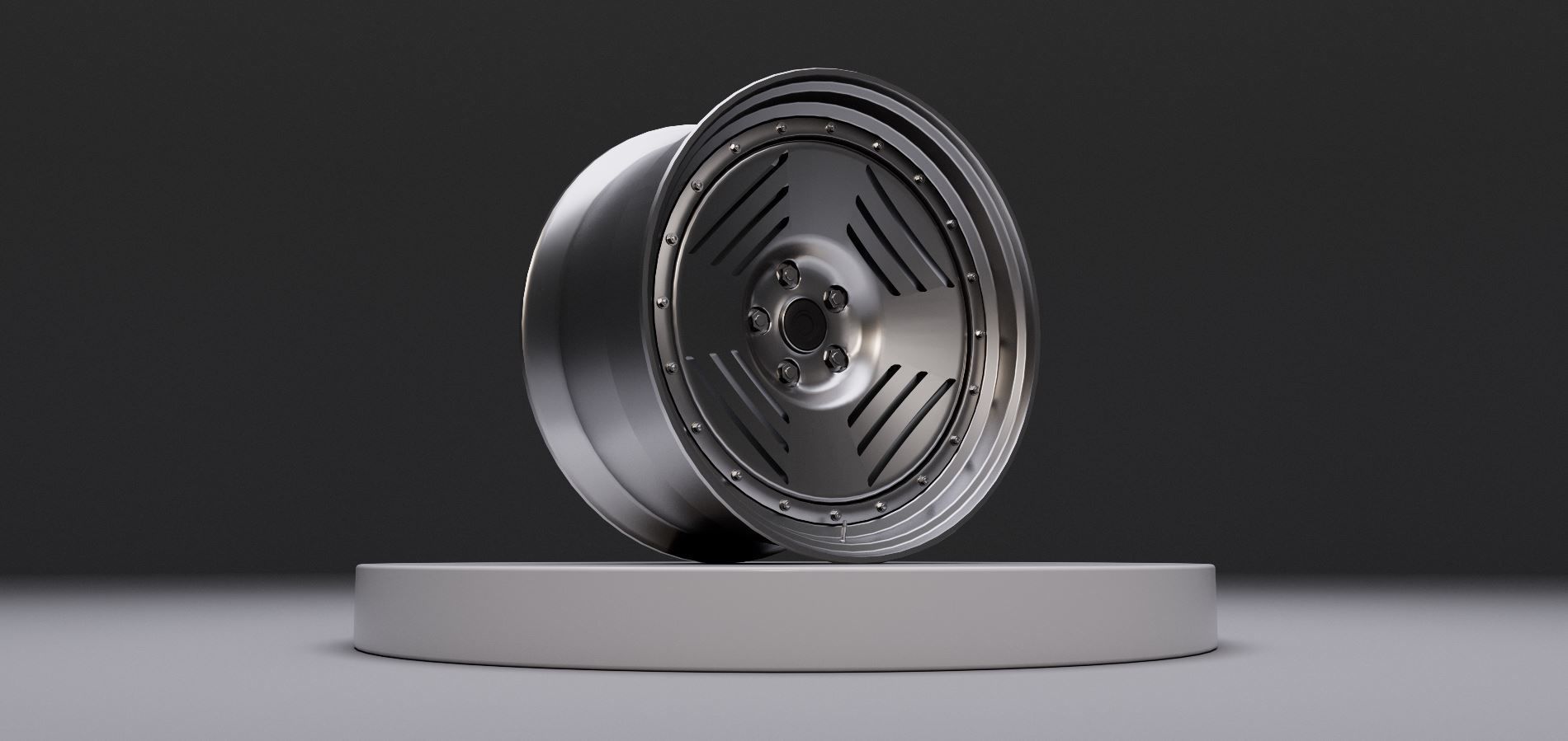 L4G wheel Low-poly 3D model_1