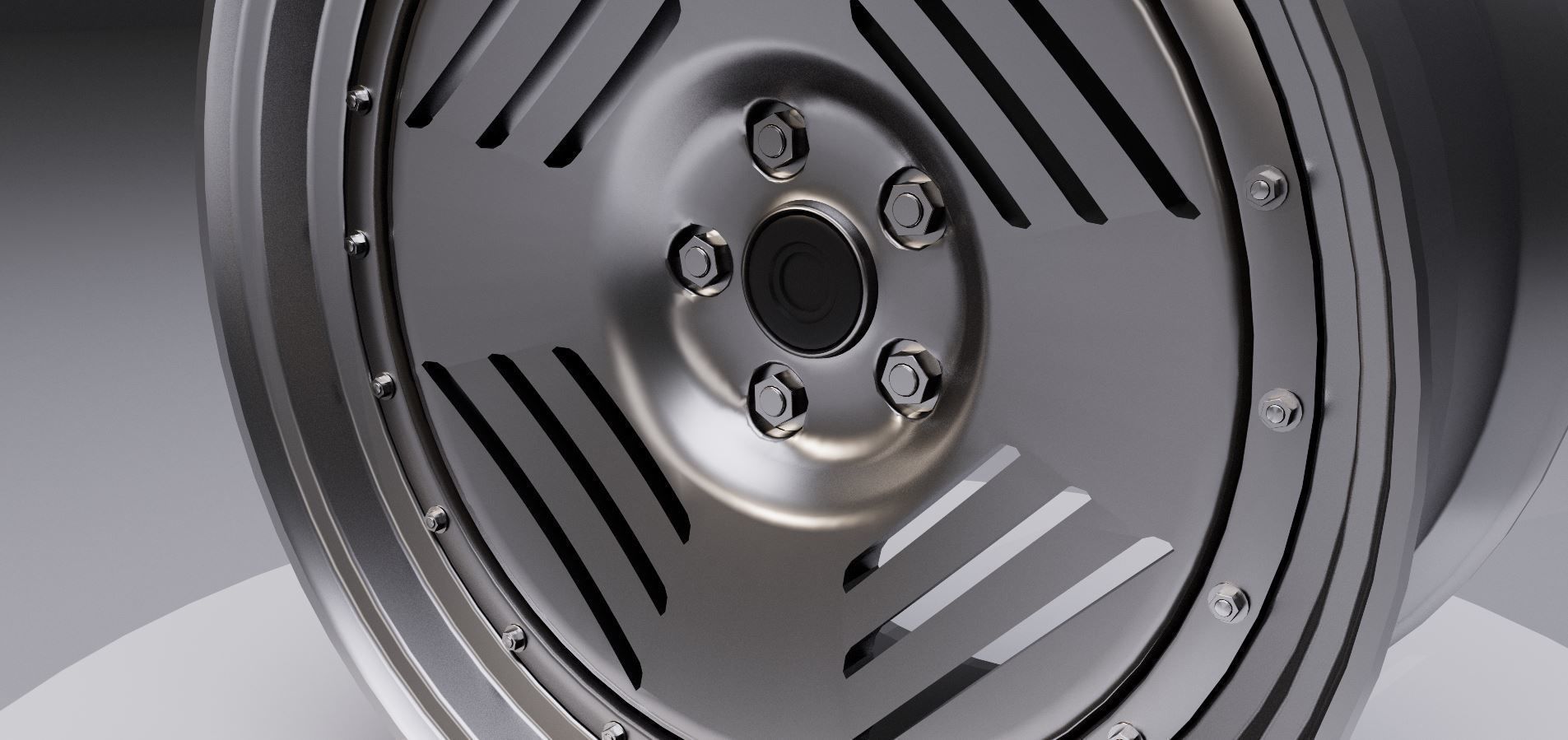 L4G wheel Low-poly 3D model_3