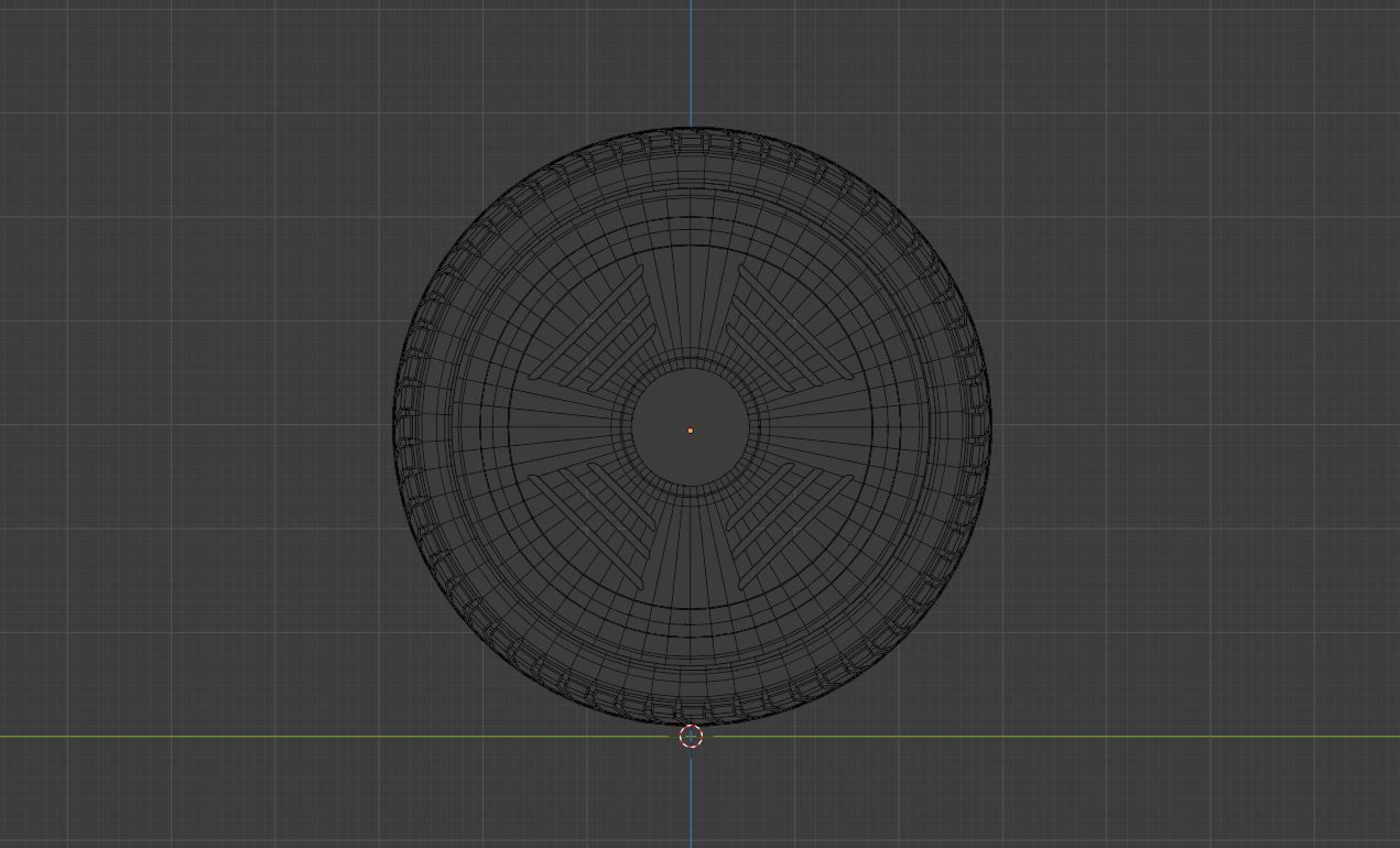 L4G wheel Low-poly 3D model_13