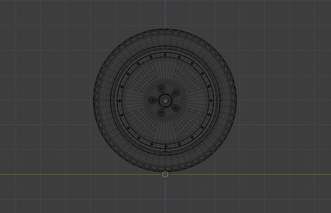 L4G wheel Low-poly 3D model_11