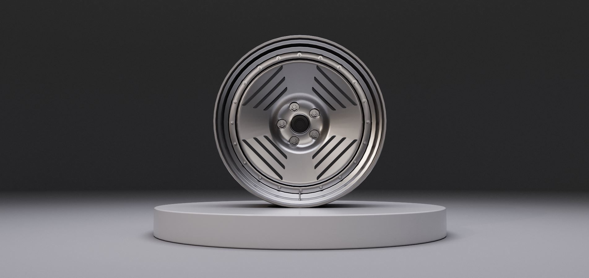 L4G wheel Low-poly 3D model_2