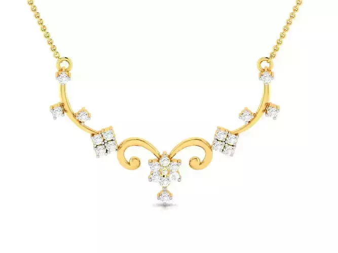 Women necklace 3dm render detail 3D print model