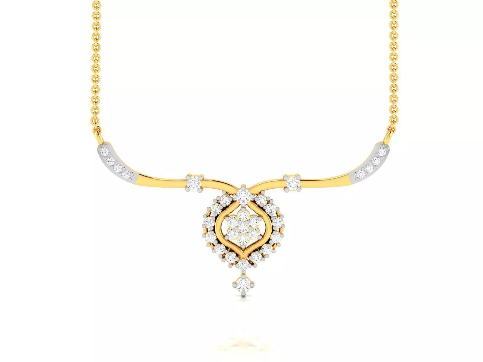 Women necklace 3dm render detail 3D print model_0