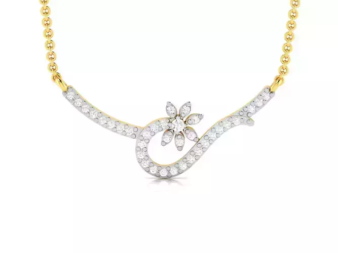 Women necklace 3dm render detail 3D print model