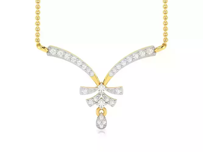 Women necklace 3dm render detail 3D print model