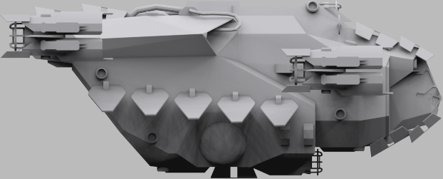 Dropship MS Low-poly 3D model_4