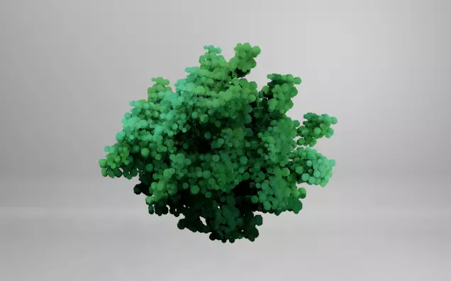 Ghibli tree model 3D print model_0