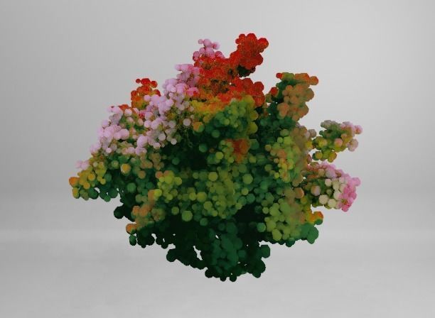 Ghibli tree model 3D print model_3