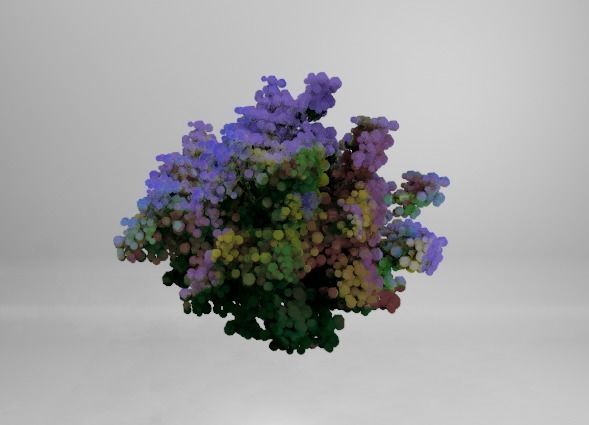 Ghibli tree model 3D print model_1