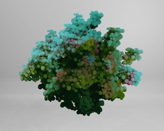 Ghibli tree model 3D print model_4