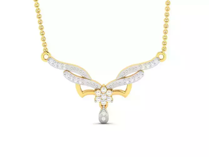Women necklace 3dm render detail 3D print model
