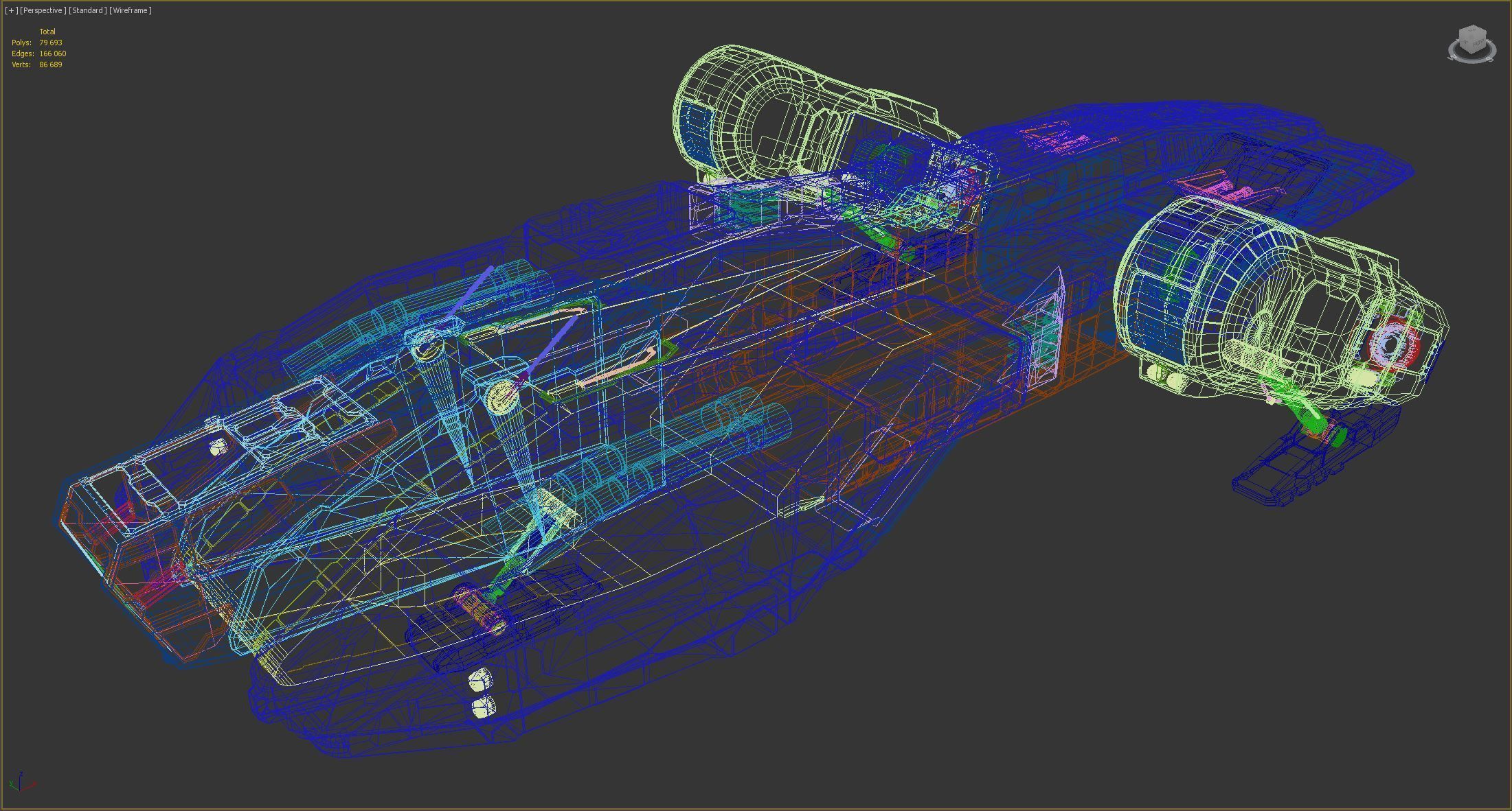 Sci Fi Dropship 3D model_16