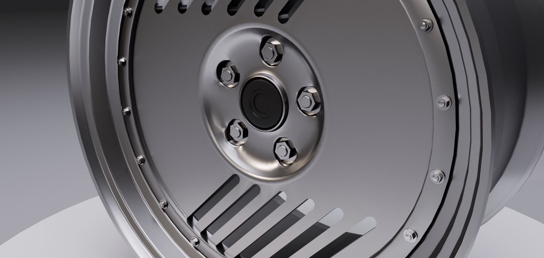 L2P wheel Low-poly 3D model_3