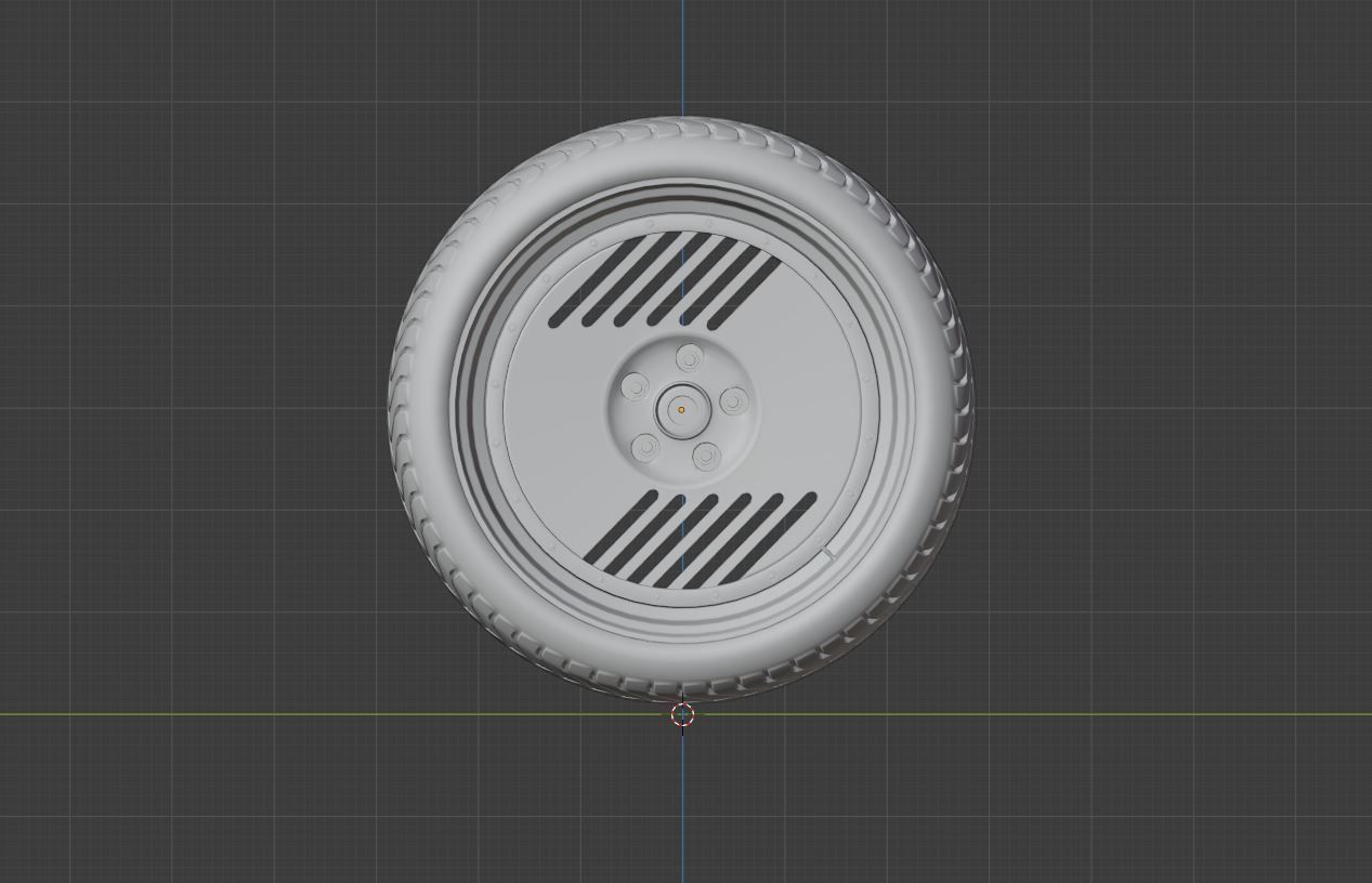 L2P wheel Low-poly 3D model_7