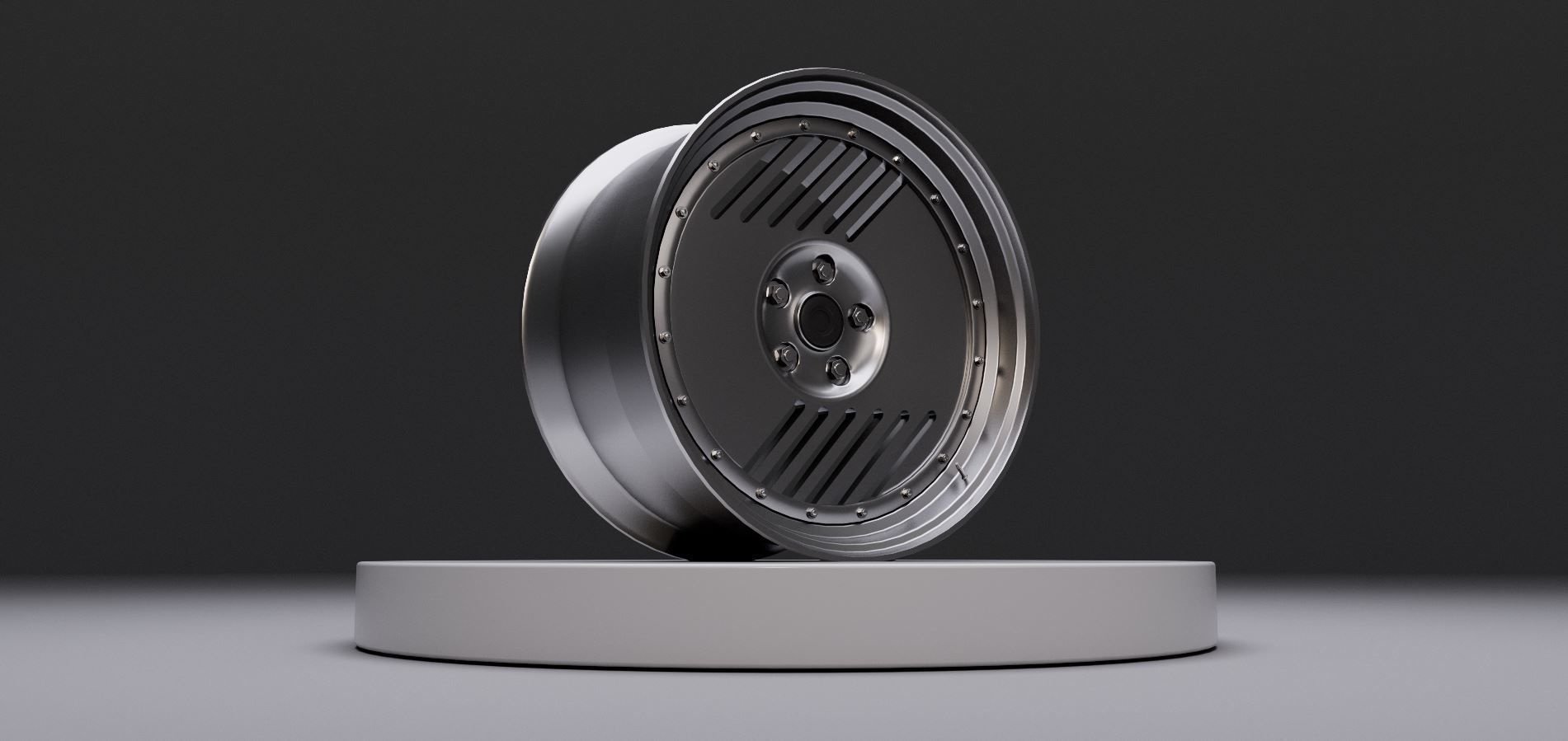 L2P wheel Low-poly 3D model_1