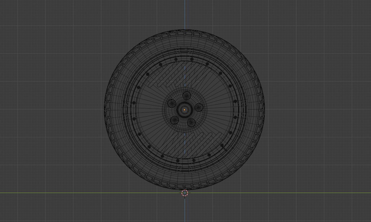 L2P wheel Low-poly 3D model_11
