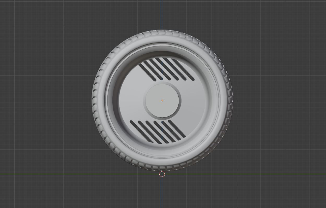 L2P wheel Low-poly 3D model_9