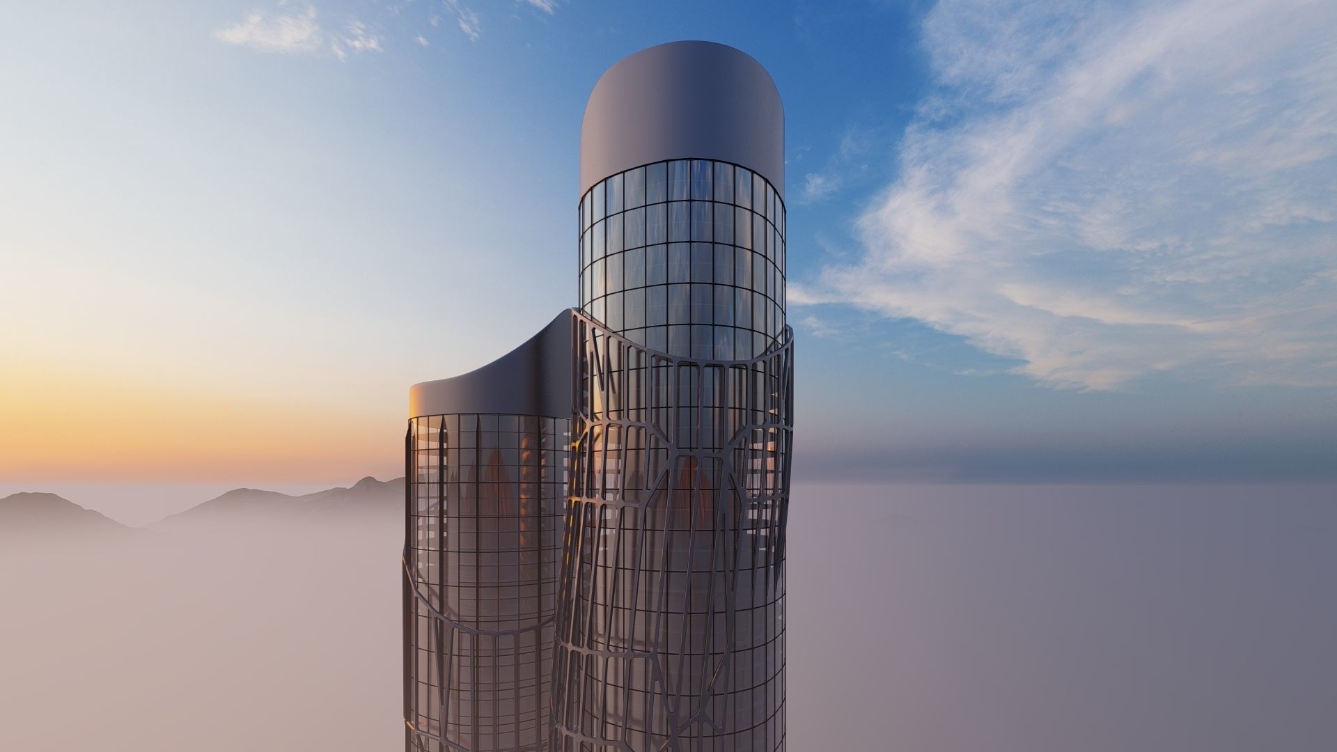 Future building 07 3D model_2