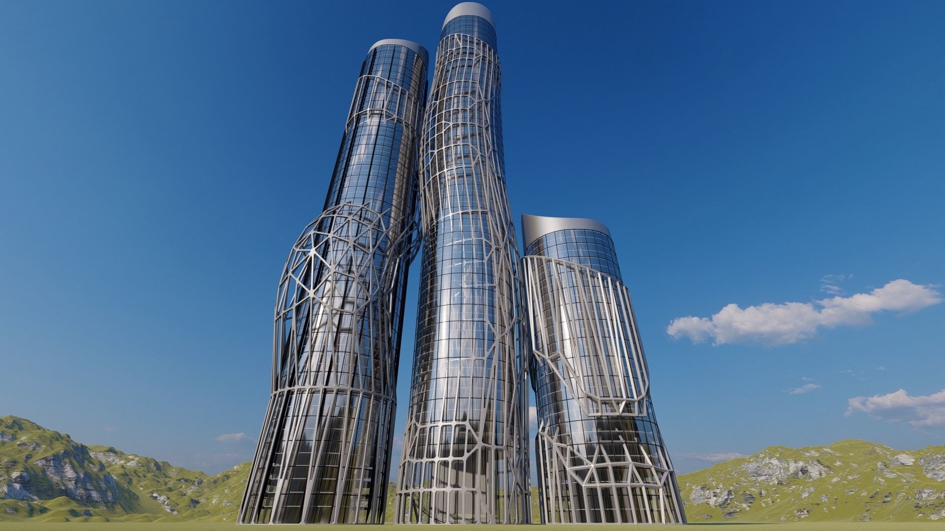 Future building 07 3D model_1