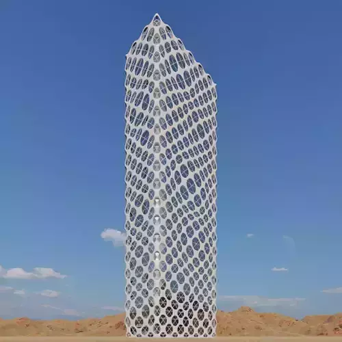 Future building 08 3D model