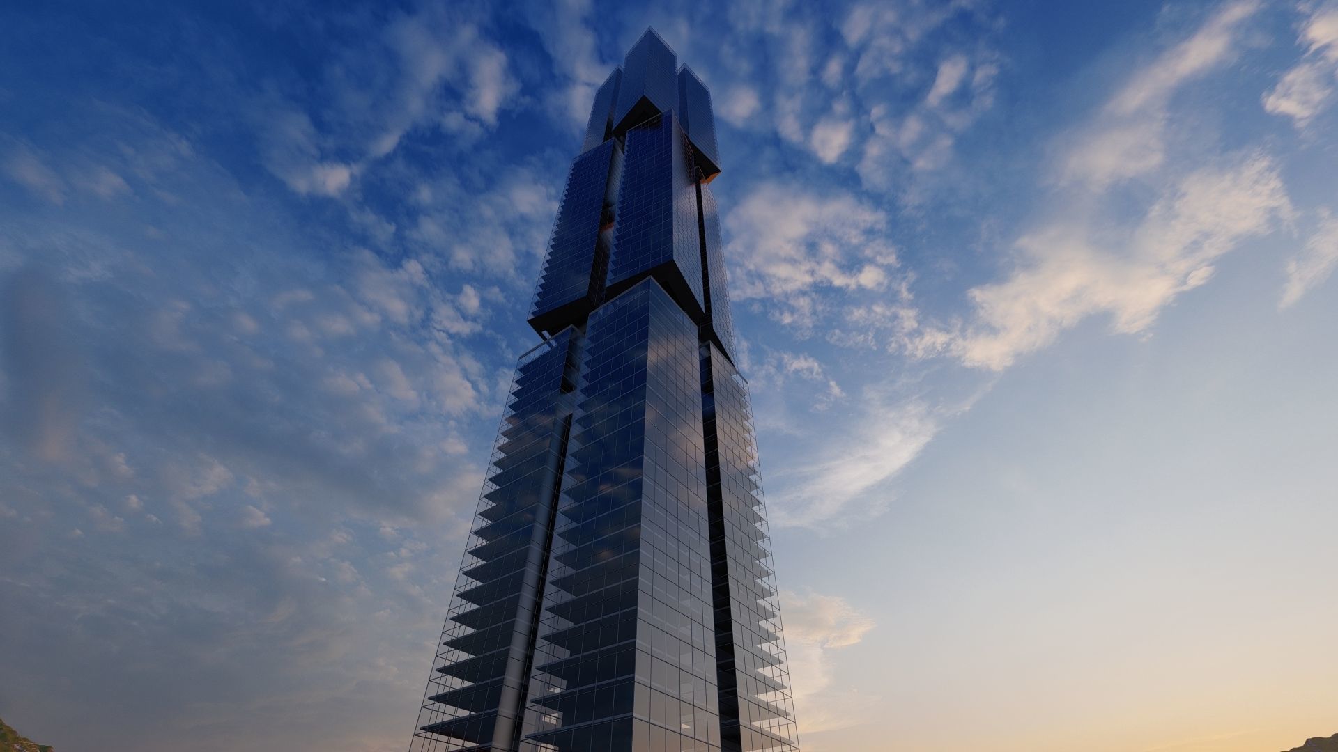 Future building 09 3D model_8