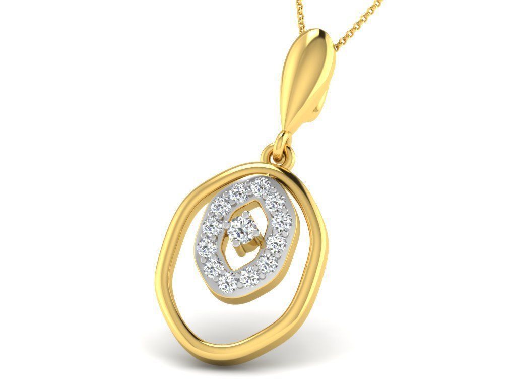 Women pendant 3dm render detail 3D print model_6