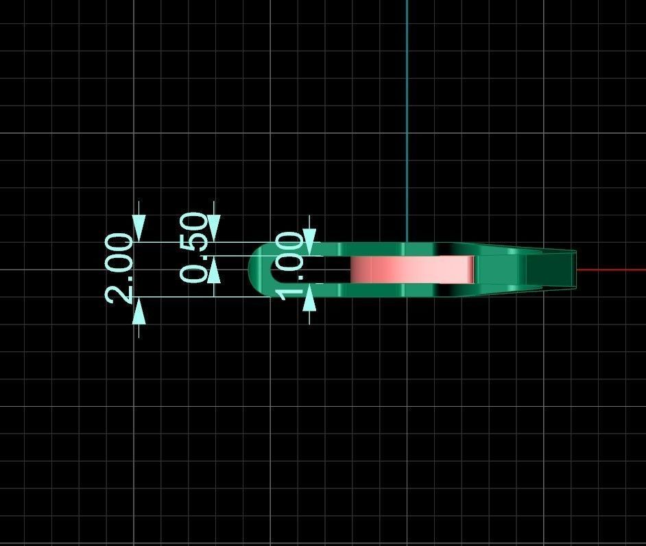 Lock with pattern 3D print model_4