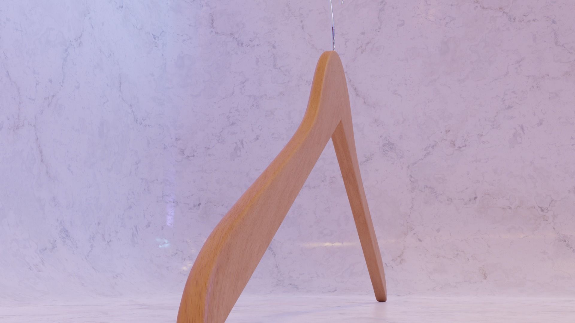 Clothes hanger Free 3D model_15