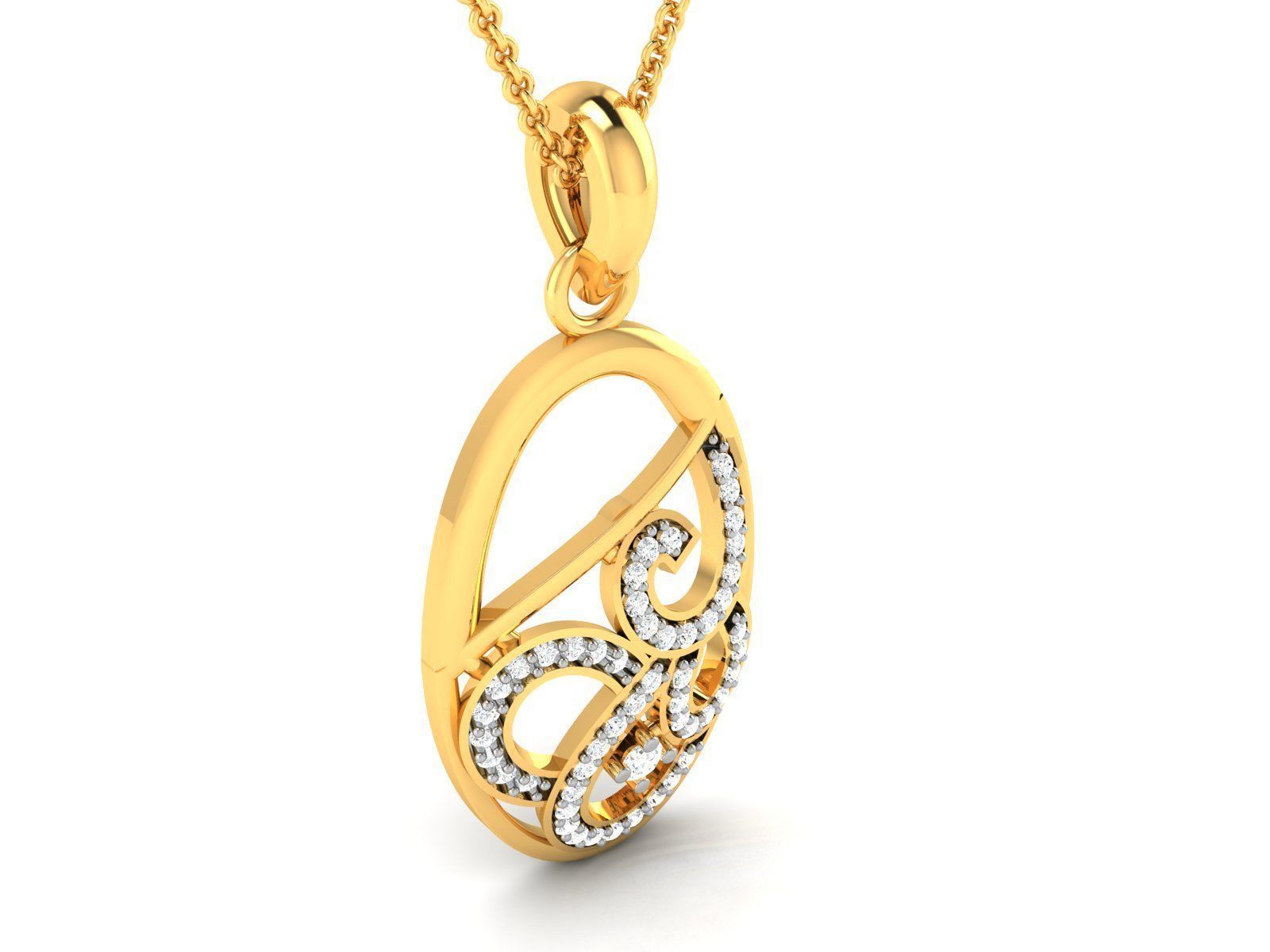 Women pendant 3dm render detail 3D print model_2