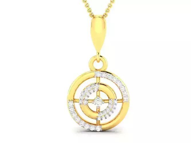 Women pendant 3dm render detail