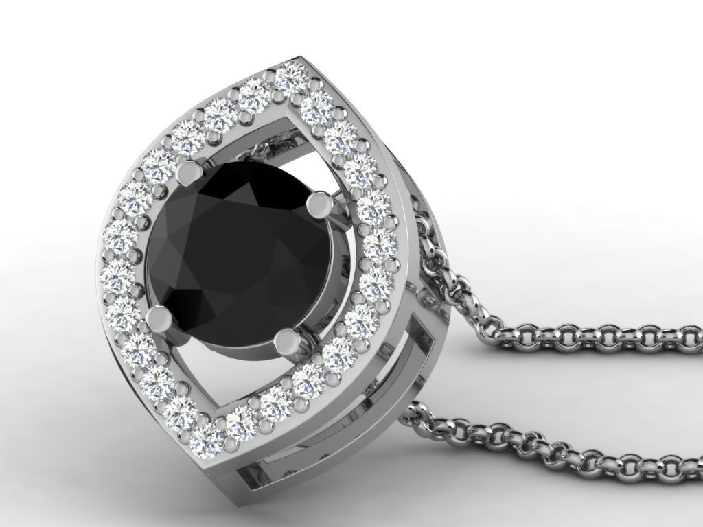 Women pendant 3dm render detail 3D print model_9