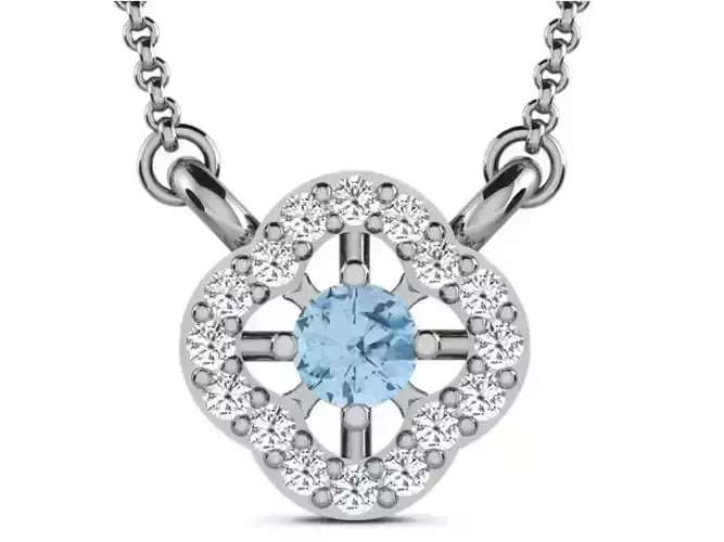 Women pendant 3dm render detail