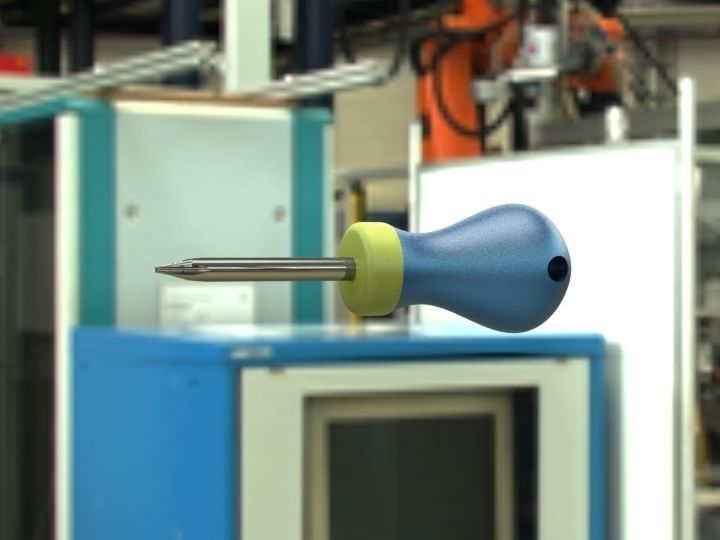 Screwdriver Set tool rack screwdrivers 3D model_11