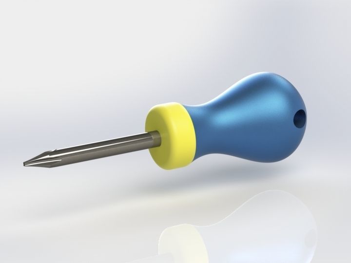 Screwdriver Set tool rack screwdrivers 3D model_5