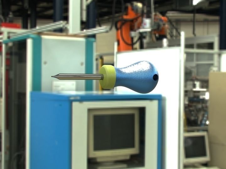 Screwdriver Set tool rack screwdrivers 3D model_12