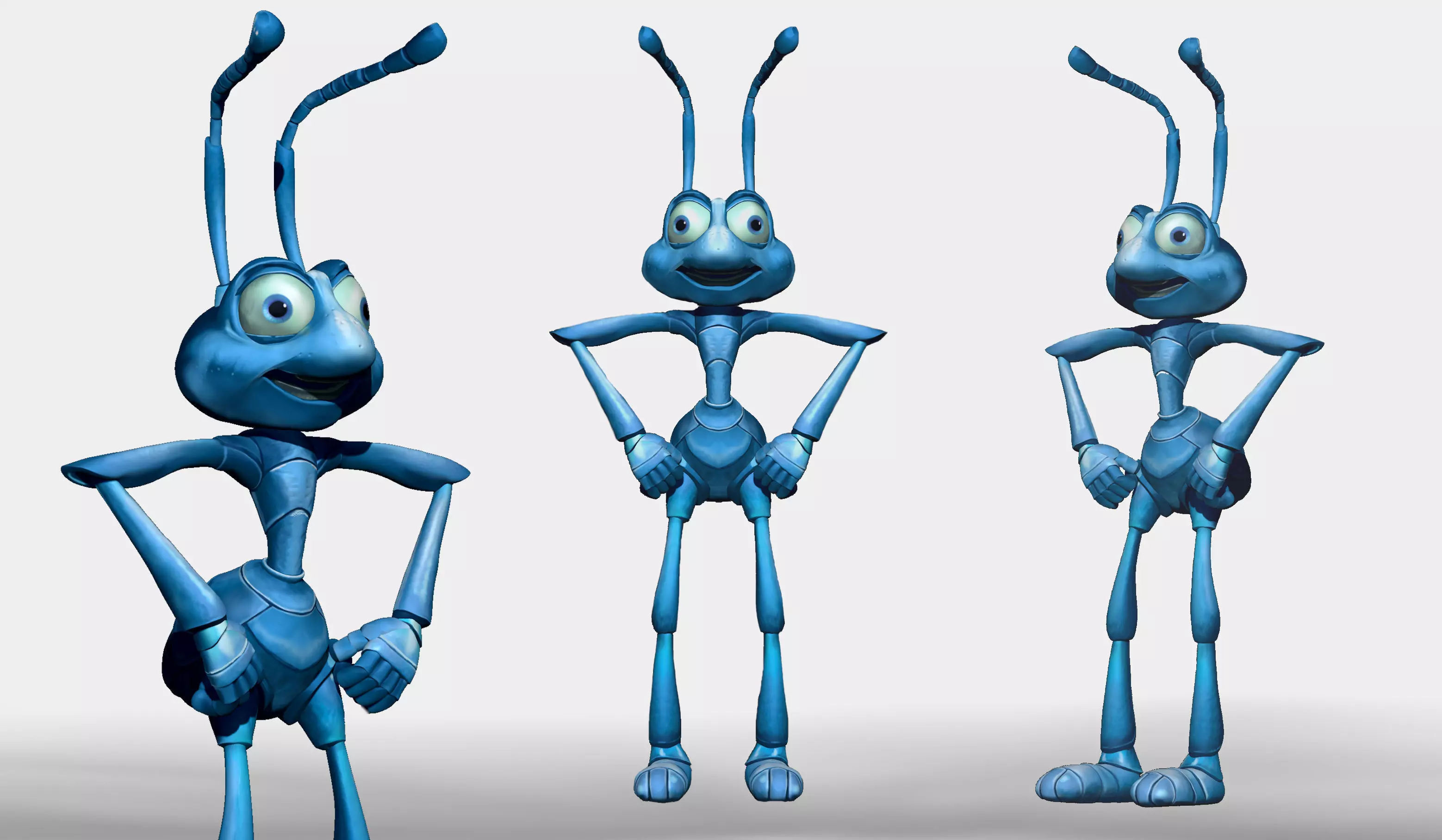 Disney Flik Character ZBrush ZTL Sculpt and Polypaint 3D model_0