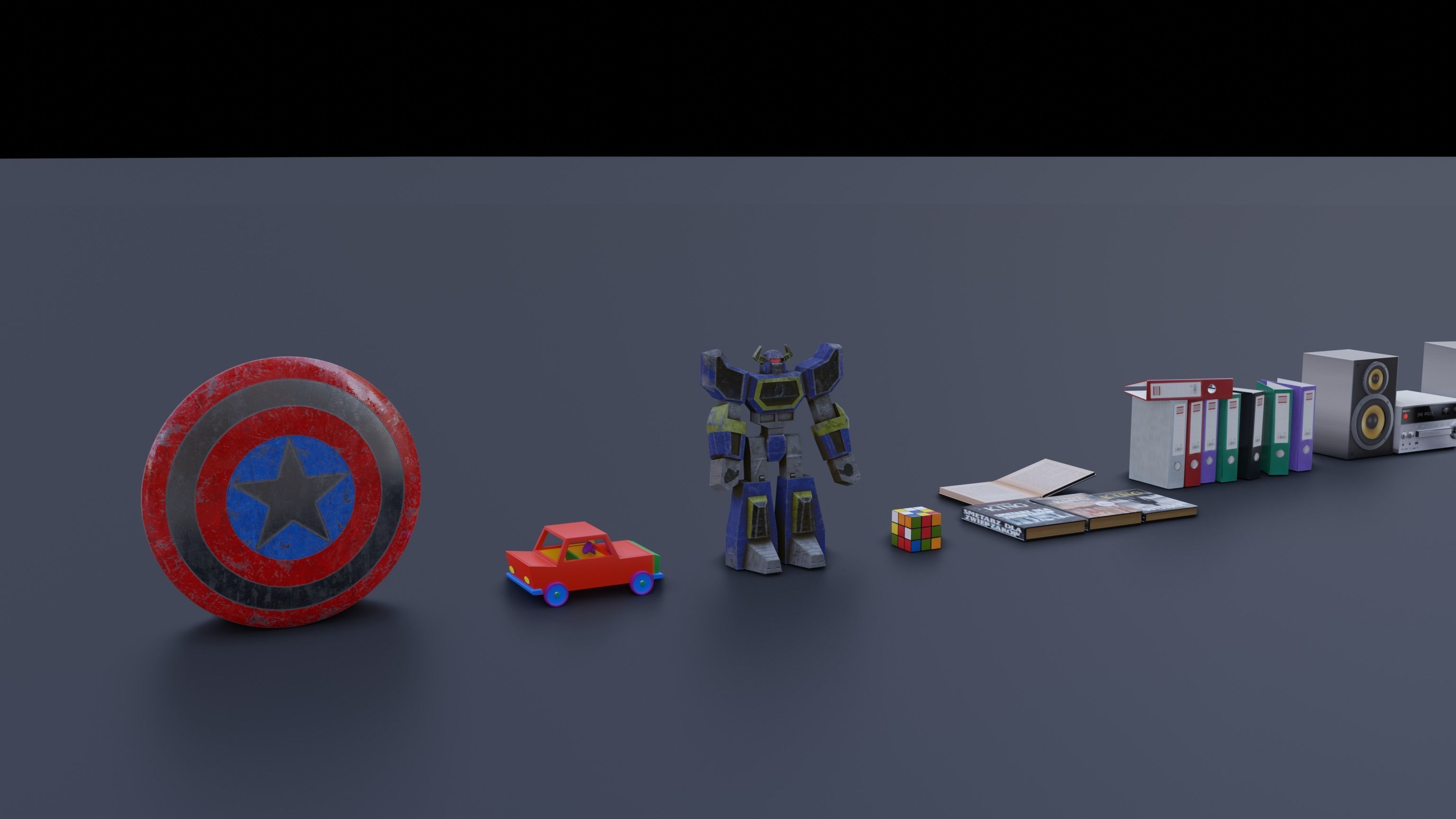  Blender models pack  3D model_4