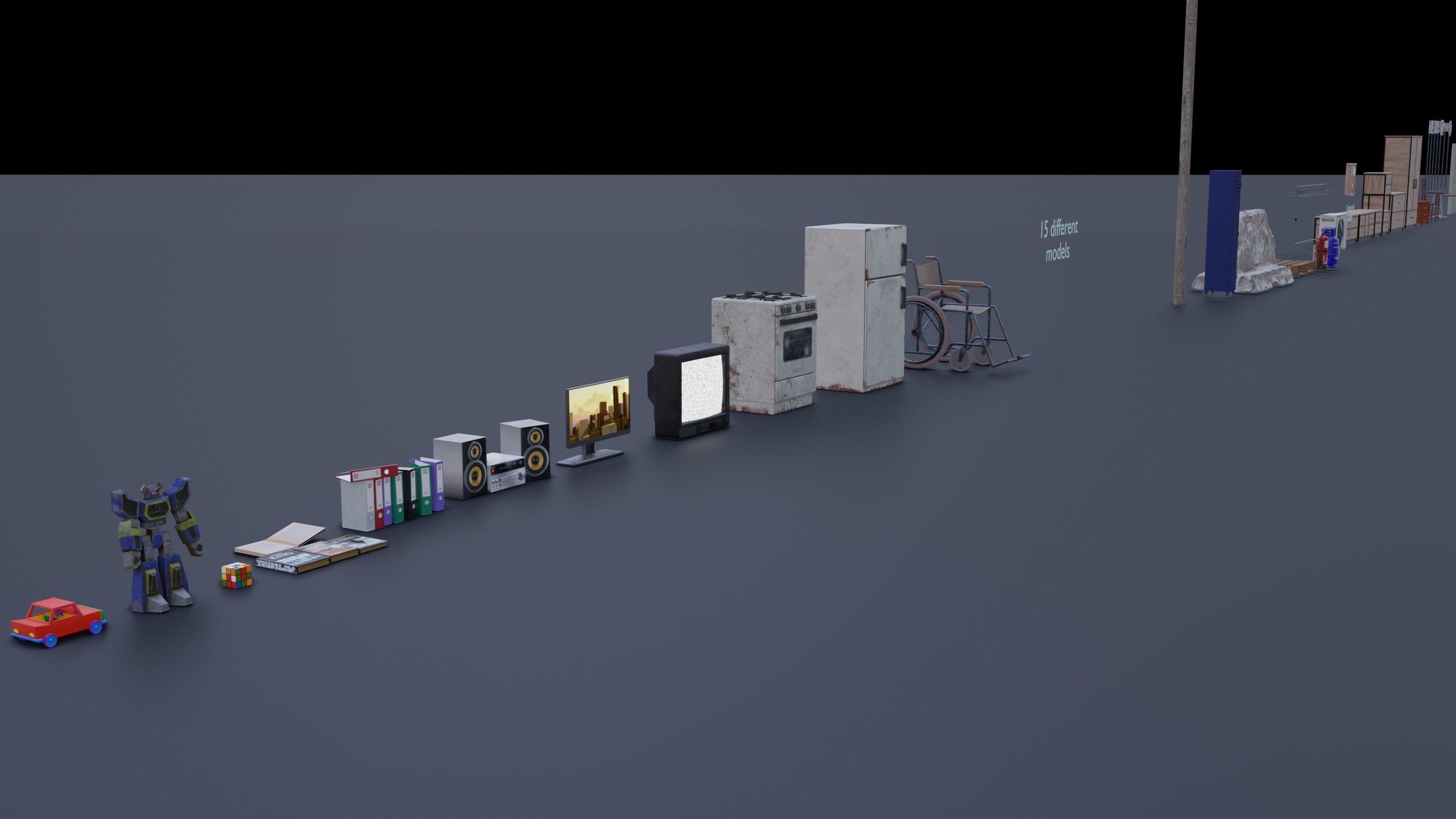  Blender models pack  3D model_5