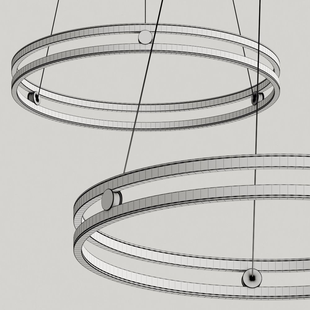 Design Project by John Lewis No209 Wheel Pendant Lamps 3D model_1