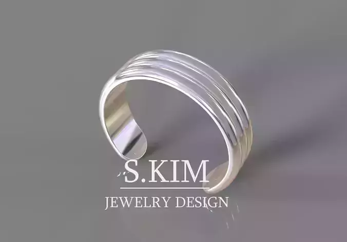 Ring on toe 3D print model