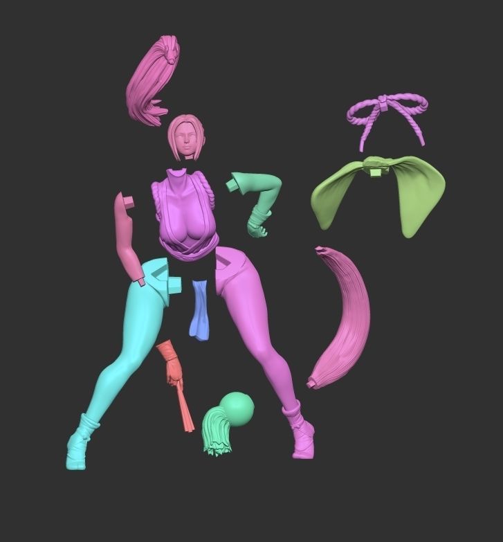 Mai Shuranui 3D print model_10