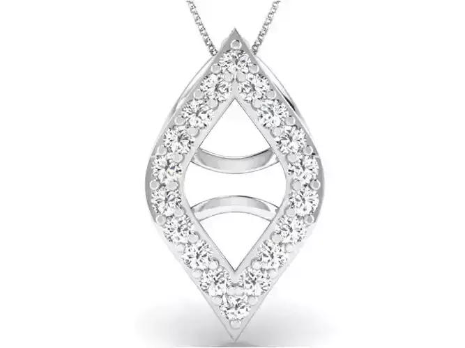 Women pendant 3dm render detail