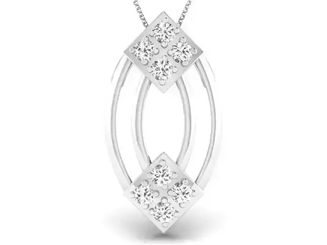 Women pendant 3dm render detail