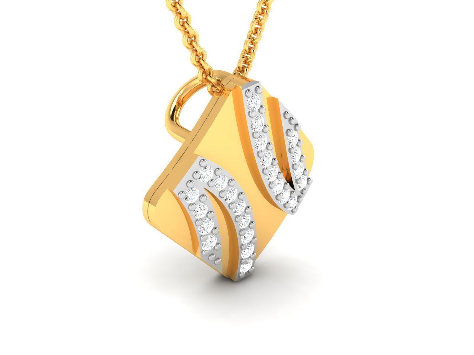 Women pendant 3dm render detail 3D print model_6